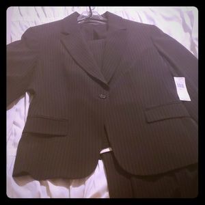 Brown pants suit